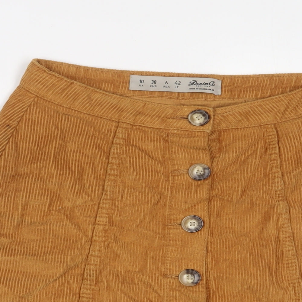 Womens UK Size 10 Denim & Co. A-Line Corduroy Skirt