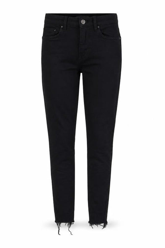 Womens UK Size XS Queen Hearts Regular Fit Skinny Black Jeans