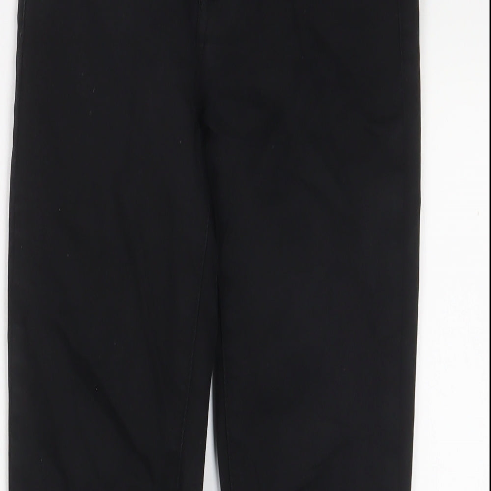 Queen Hearts Womens Black Cotton Skinny Jeans Size XS L27 in Regular Zip