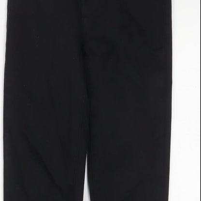 Queen Hearts Womens Black Cotton Skinny Jeans Size XS L27 in Regular Zip