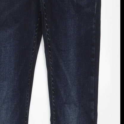 Mens UK Size 28 in Topman Regular Fit Skinny Blue Jeans