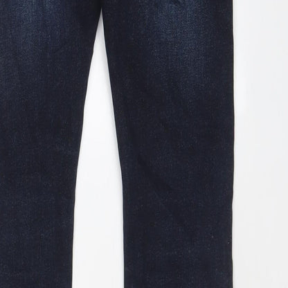 Mens UK Size 28 in Topman Regular Fit Skinny Blue Jeans