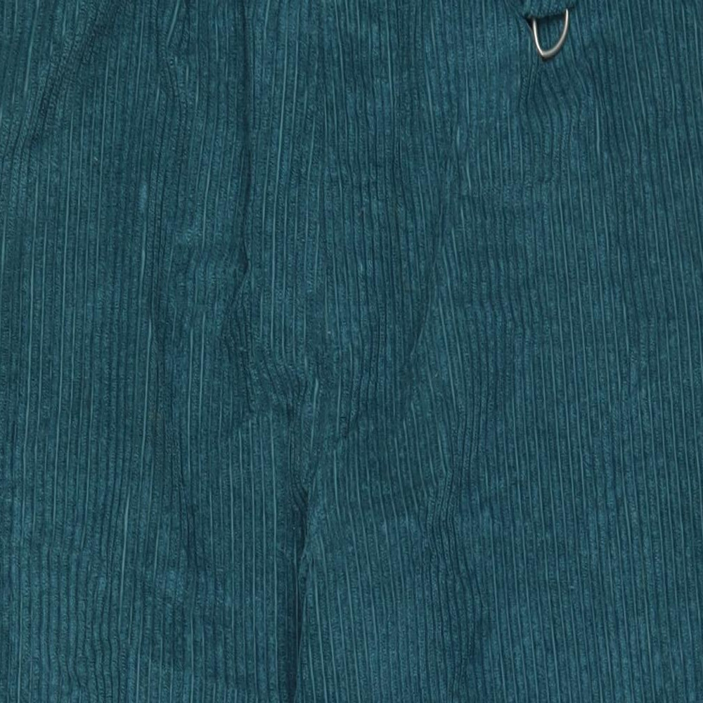 Boohoo Mens Green Polyester Trousers Size 36 in L26 in Relaxed