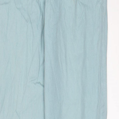Western Trading Womens Blue Cotton Straight Jeans Size 12 L30 in Regular Zip