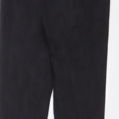 Denim & Co. Womens Grey Cotton Skinny Jeans Size 8 L28 in Regular Zip