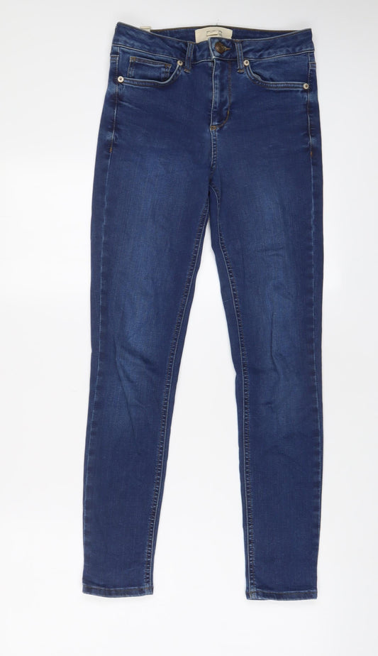 BDG Womens Blue Cotton Skinny Jeans Size 27 in L30 in Regular Zip
