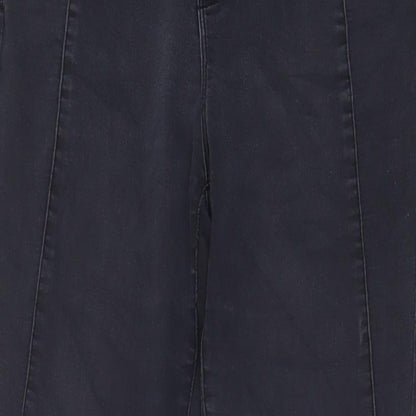 NEXT Womens Grey Cotton Skinny Jeans Size 12 L29 in Regular Zip