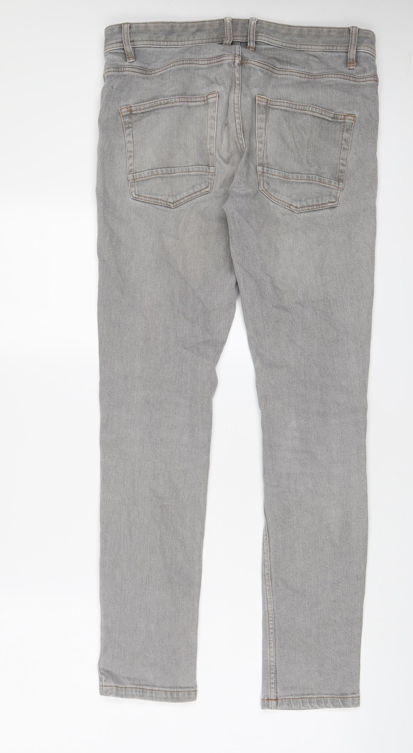 Mens UK Size 30 in NEXT Regular Fit Skinny Red Jeans
