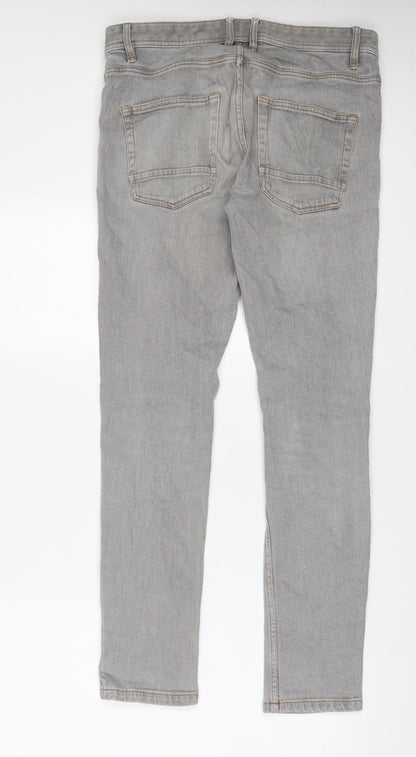 Mens UK Size 30 in NEXT Regular Fit Skinny Red Jeans