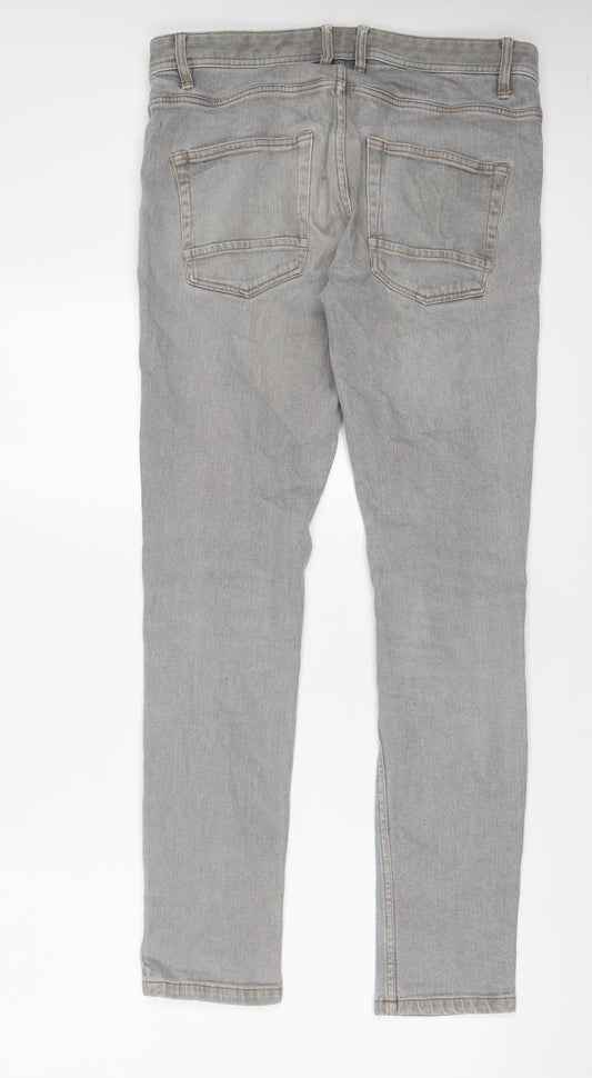 Mens UK Size 30 in NEXT Regular Fit Skinny Red Jeans