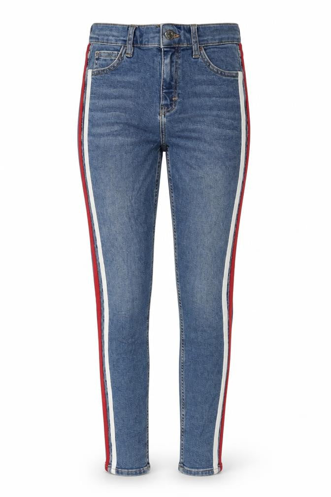 Womens UK Size 25 in Topshop Regular Fit Skinny Blue Jeans