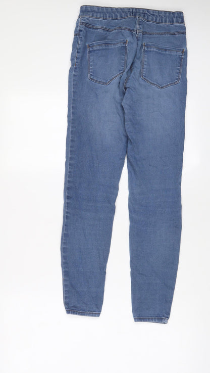 Womens UK Size 10 Papaya Regular Fit Skinny Blue Jeans