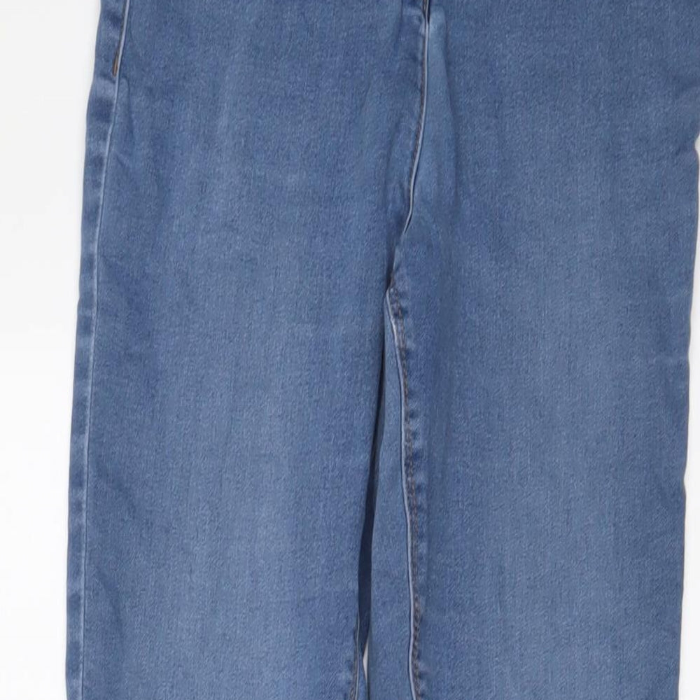 Womens UK Size 10 Papaya Regular Fit Skinny Blue Jeans