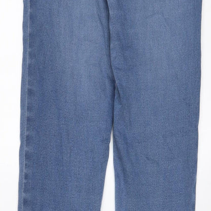 Womens UK Size 10 Papaya Regular Fit Skinny Blue Jeans