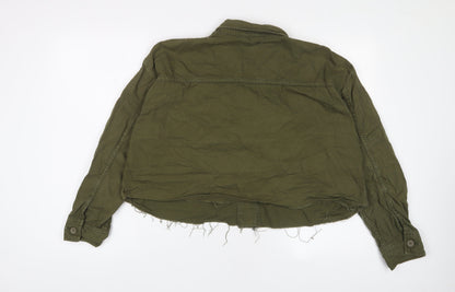 Womens UK Size M Topshop Green Jacket