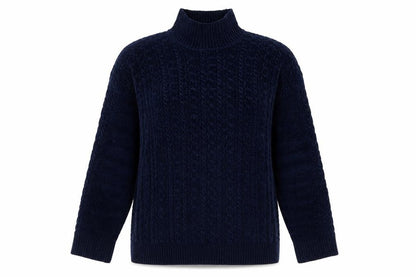 Womens UK Size M Adrienne Vittadini Blue Pullover Jumper