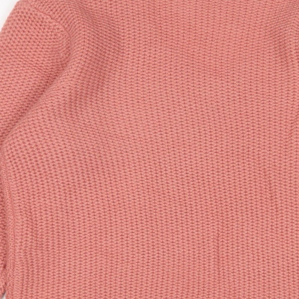 Womens UK Size 12 Damart Pink Pullover Jumper