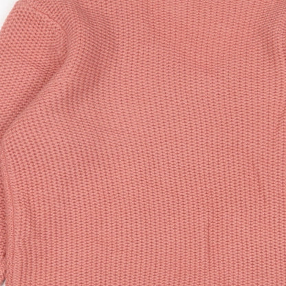 Womens UK Size 12 Damart Pink Pullover Jumper