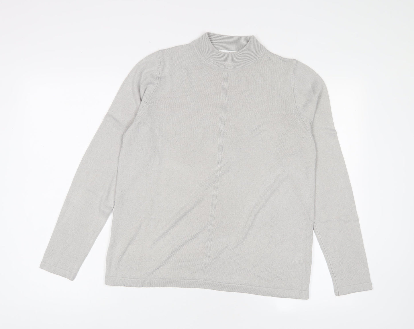 Womens UK Size 14 Marks and Spencer Grey Pullover Jumper