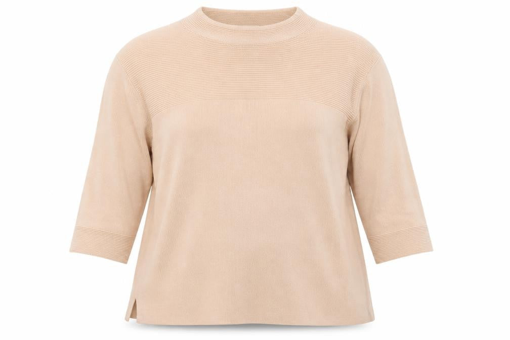 Womens UK Size 20 Marks and Spencer Beige Pullover Jumper