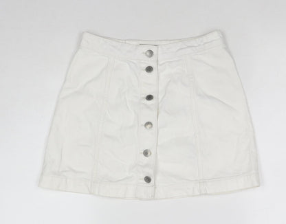 Womens UK Size 26 in Topshop A-Line Denim Skirt