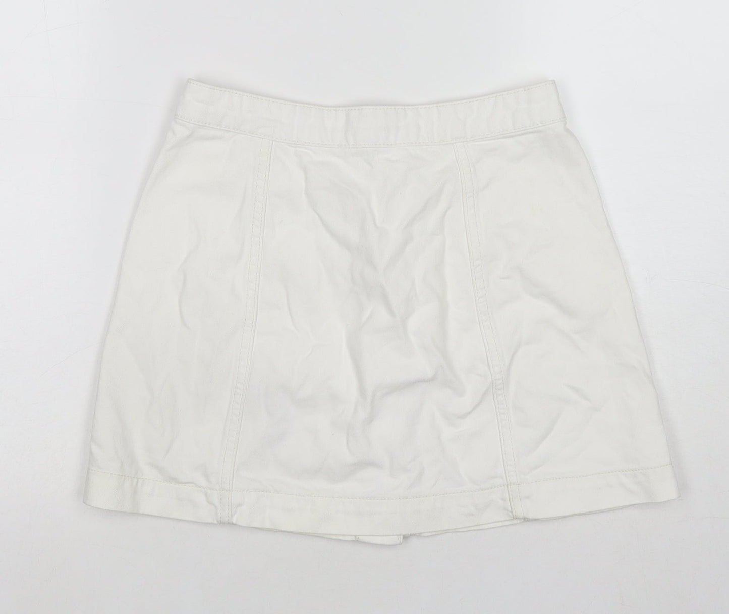 Womens UK Size 26 in Topshop A-Line Denim Skirt