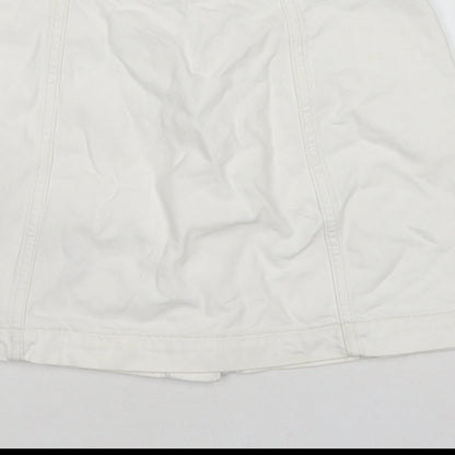 Womens UK Size 26 in Topshop A-Line Denim Skirt