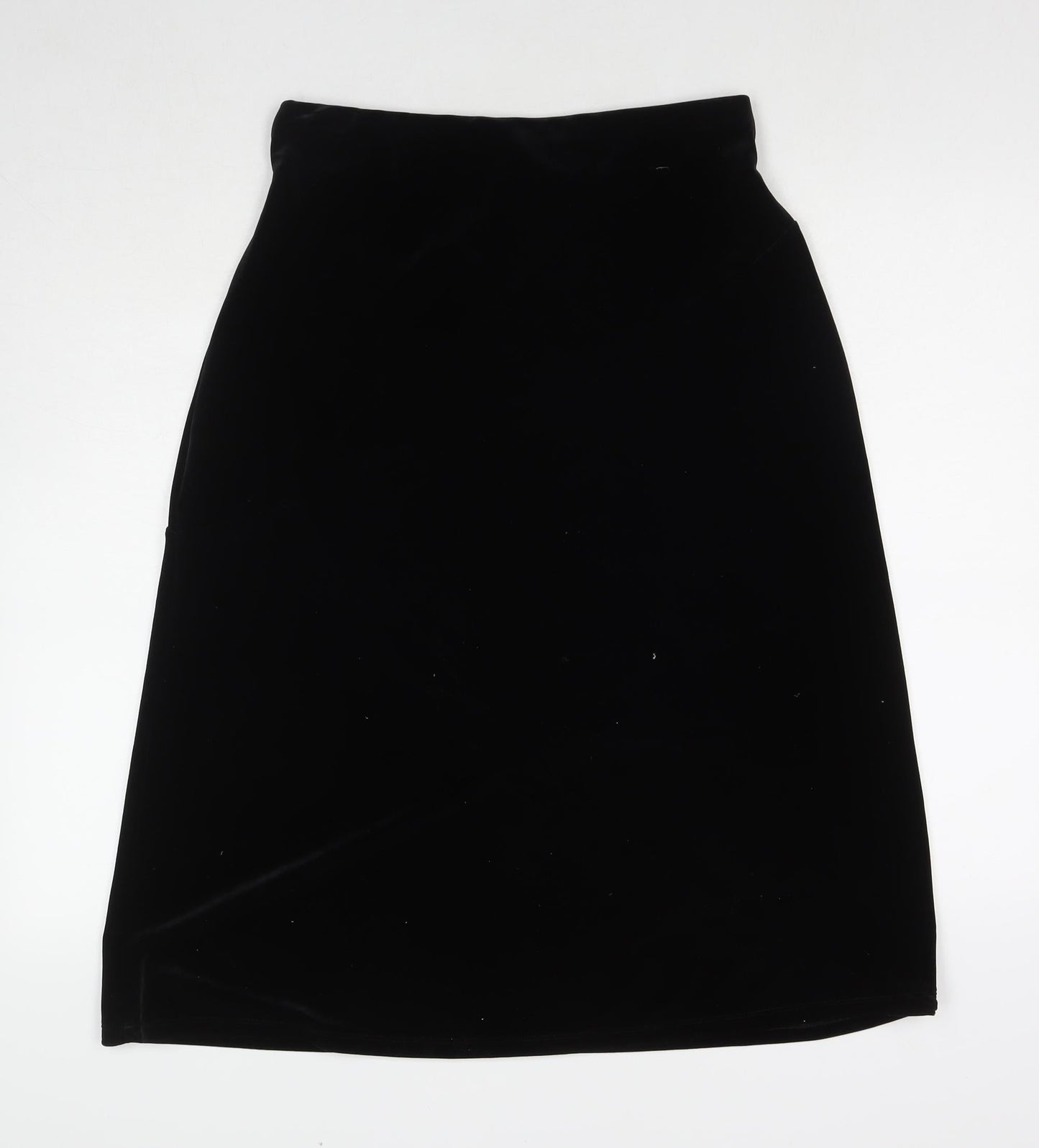 Marks and Spencer Womens Black Polyester Maxi Skirt Size 12