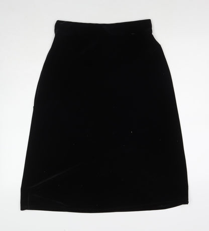 Marks and Spencer Womens Black Polyester Maxi Skirt Size 12
