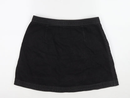 Womens UK Size M Cooperative A-Line Denim Skirt