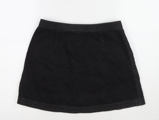 Womens UK Size M Cooperative A-Line Denim Skirt
