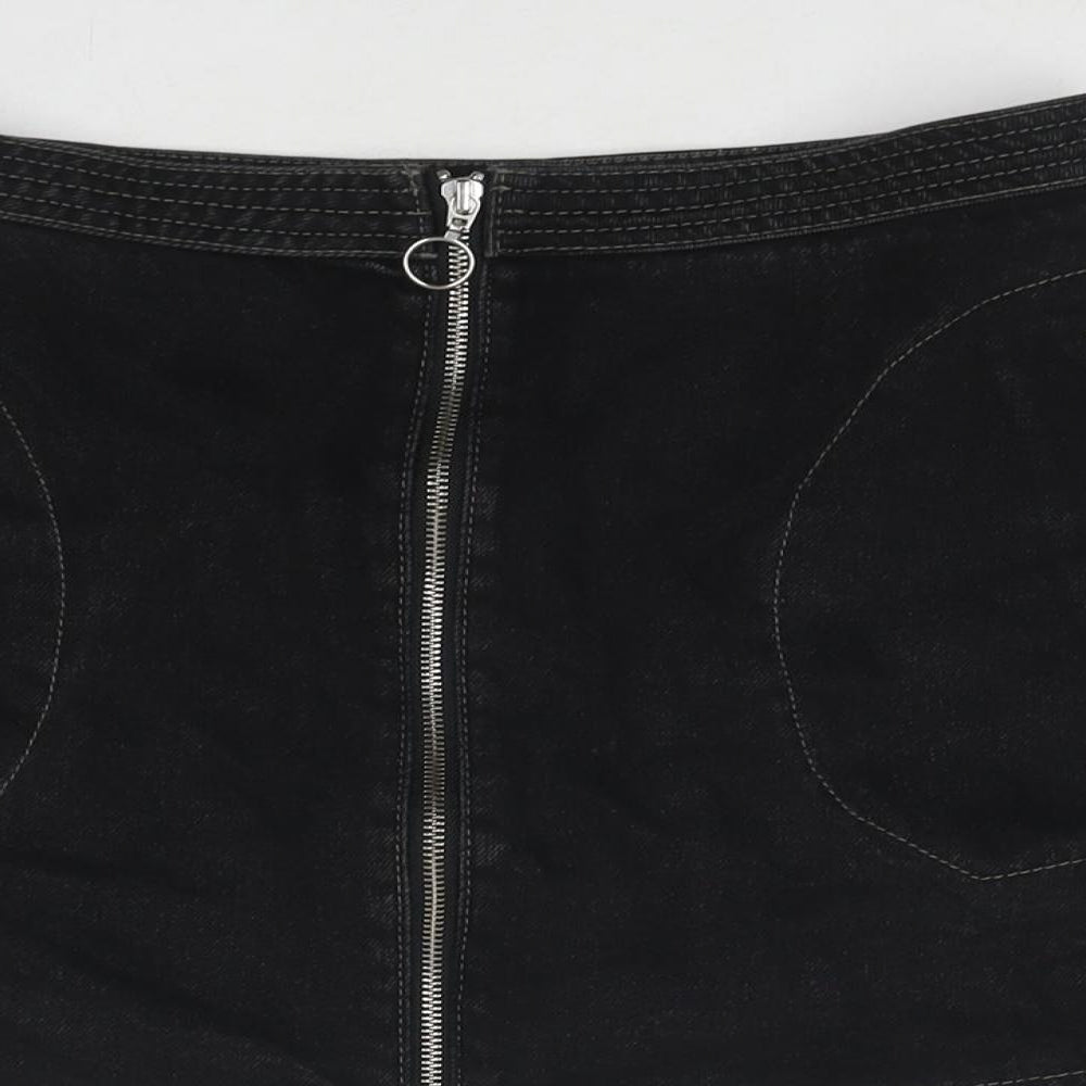 Womens UK Size M Cooperative A-Line Denim Skirt