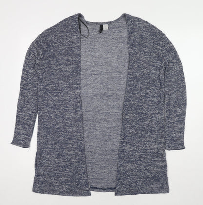 Womens UK Size XS Divided by H&M Blue Cardigan Jumper