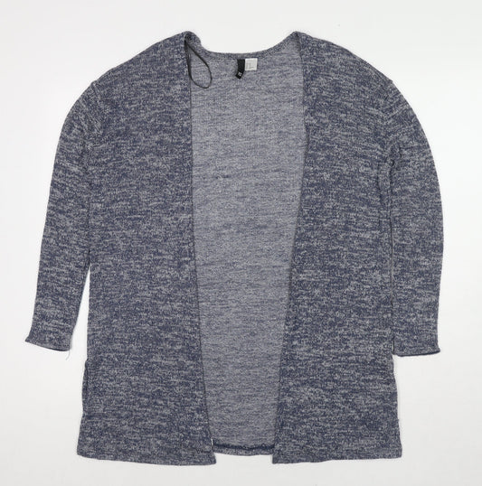 Womens UK Size XS Divided by H&M Blue Cardigan Jumper