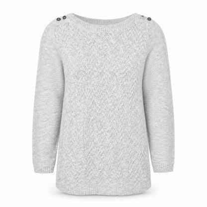 Womens UK Size 10 Marks and Spencer Grey Pullover Jumper