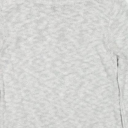 Womens UK Size 10 Marks and Spencer Grey Pullover Jumper