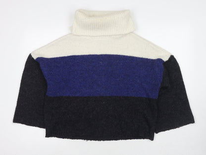 Womens UK Size M Only Multicoloured Pullover Jumper