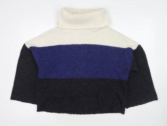 Womens UK Size M Only Multicoloured Pullover Jumper