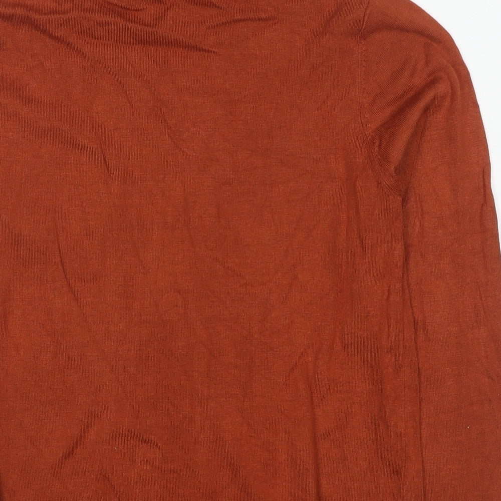 Womens UK Size 12 Warehouse Brown Pullover Jumper