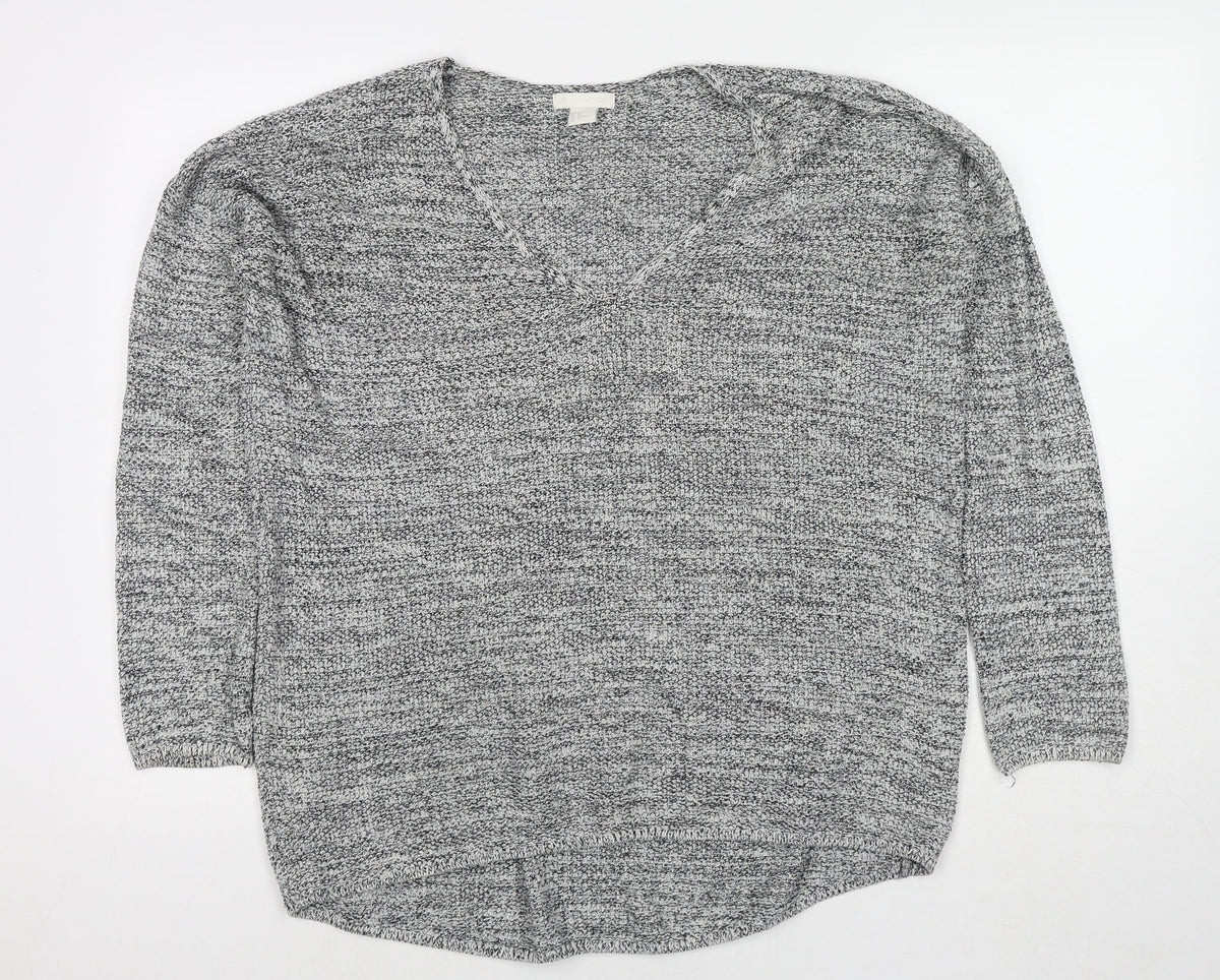 Womens UK Size M H&M Grey Pullover Jumper