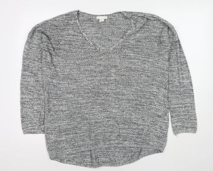 Womens UK Size M H&M Grey Pullover Jumper