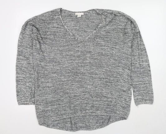 Womens UK Size M H&M Grey Pullover Jumper