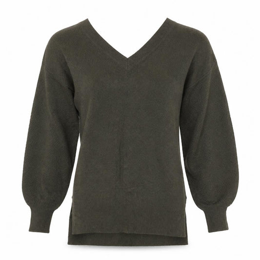 Womens UK Size XS Yes Lola Green Tunic Jumper