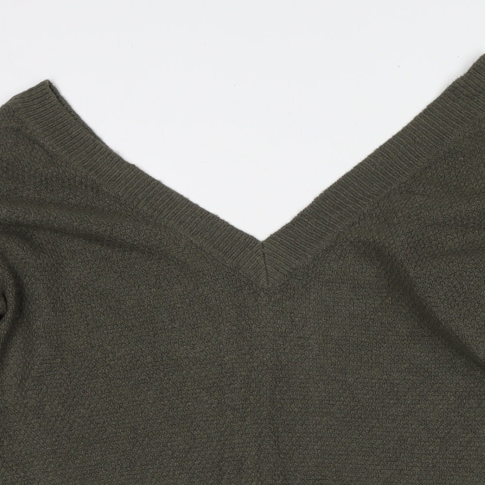 Womens UK Size XS Yes Lola Green Tunic Jumper
