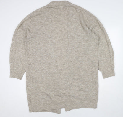 Womens UK Size M H&M Beige Cape Jumper