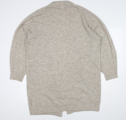Womens UK Size M H&M Beige Cape Jumper