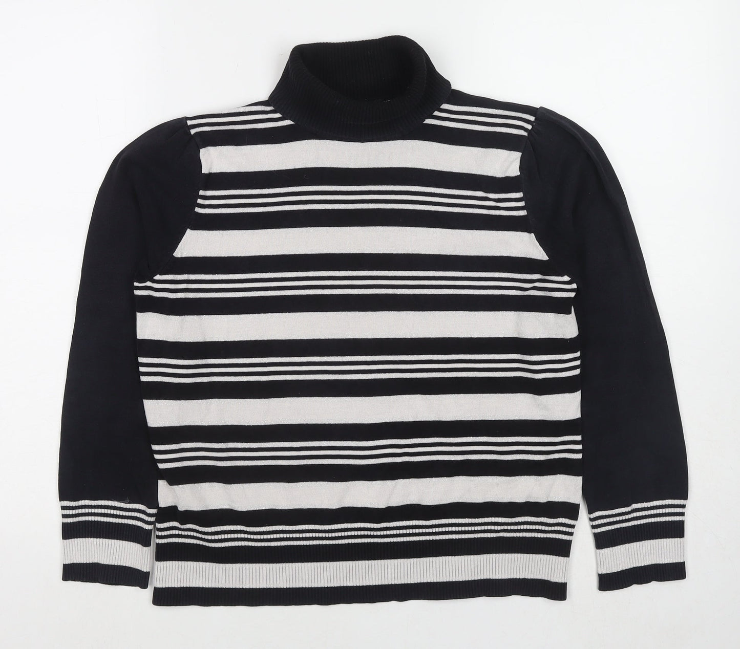 Womens UK Size 18 M&Co Black Pullover Jumper