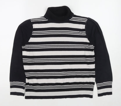 Womens UK Size 18 M&Co Black Pullover Jumper