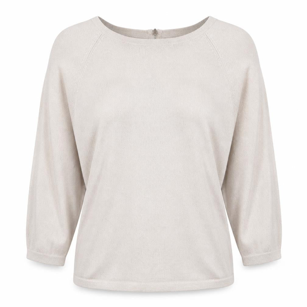 Womens UK Size 10 Warehouse Ivory Pullover Jumper