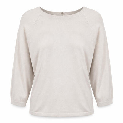 Womens UK Size 10 Warehouse Ivory Pullover Jumper